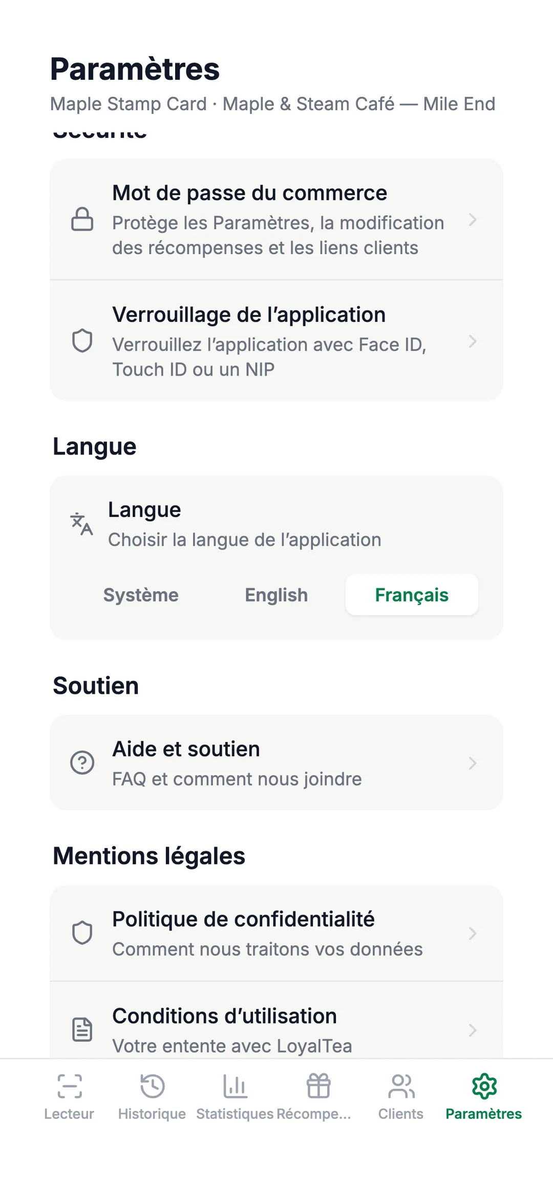 Votre café, vos règles